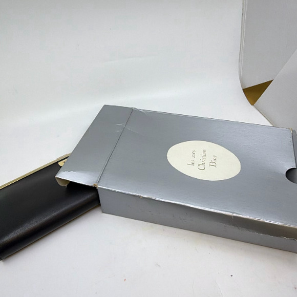 Christian Dior Classic Frame Clutch Black Leather Clutch - Picture 8 of 8